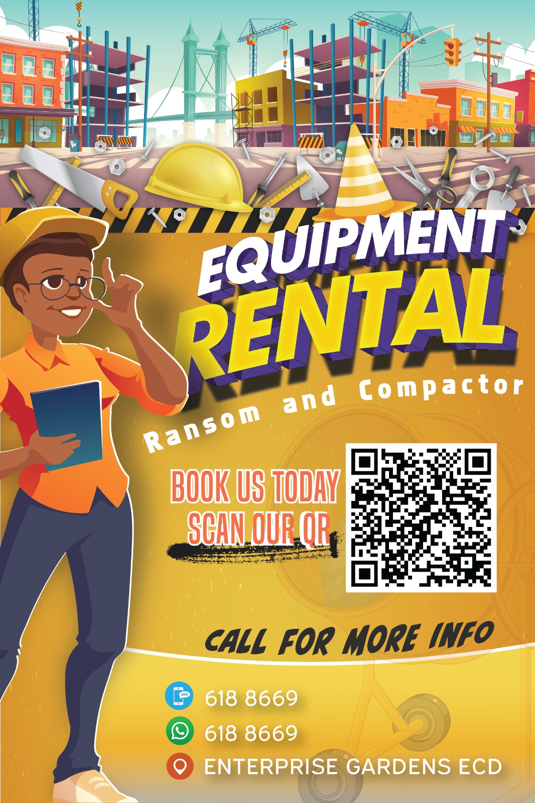 Equipment Rental Advertisement